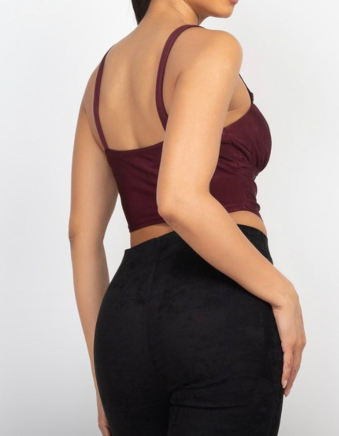 Looking For Me Top (Burgundy)